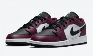 Air Jordan 1 Low SE GS Dark Beetroot Black Roma Green DM0589-635 发售日期