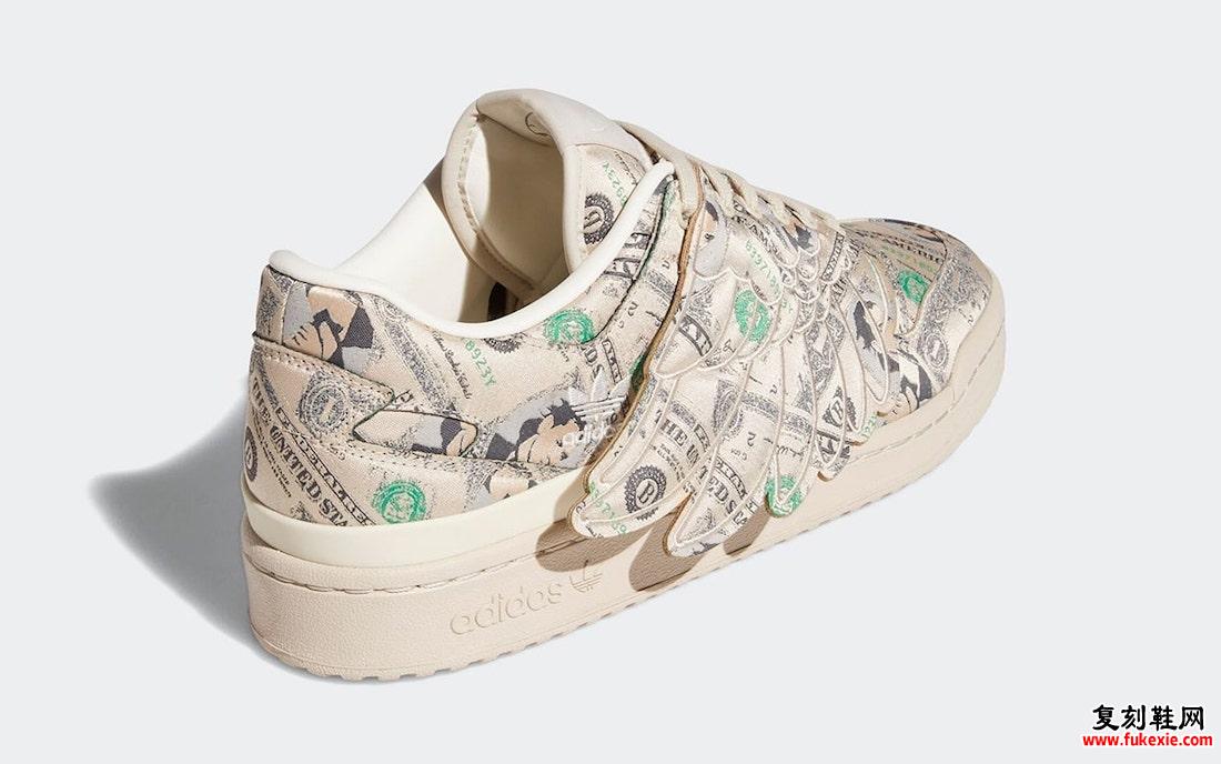 Jeremy Scott adidas Forum Low Wings Money GX6393 发售日期