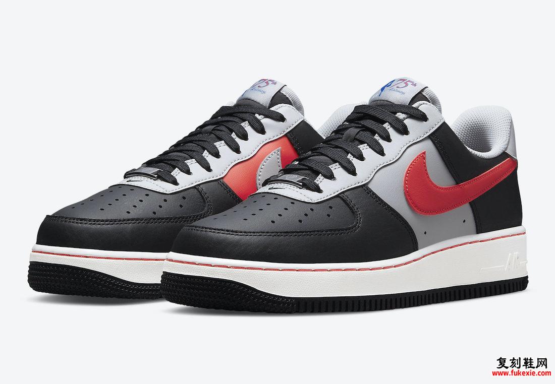 NBA 耐克 Air Force 1 Low 75 周年 DC8874-001 发布日期