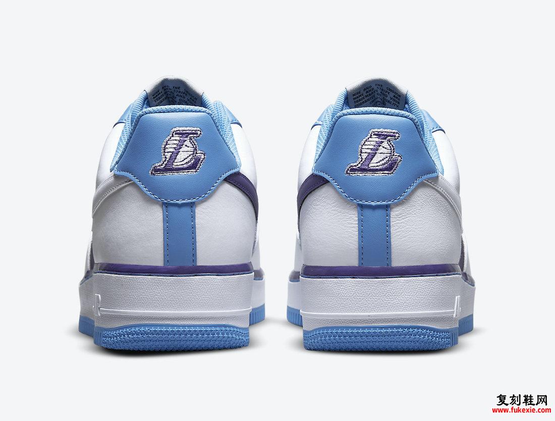 NBA 耐克 Air Force 1 Low 湖人队 75 周年 DC8874-101 发售日期