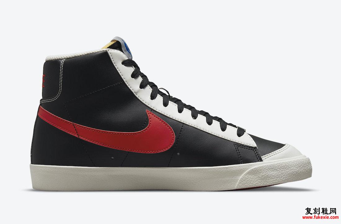 NBA Nike Blazer Mid Portland Trail Blazers DD8025-101 发布日期