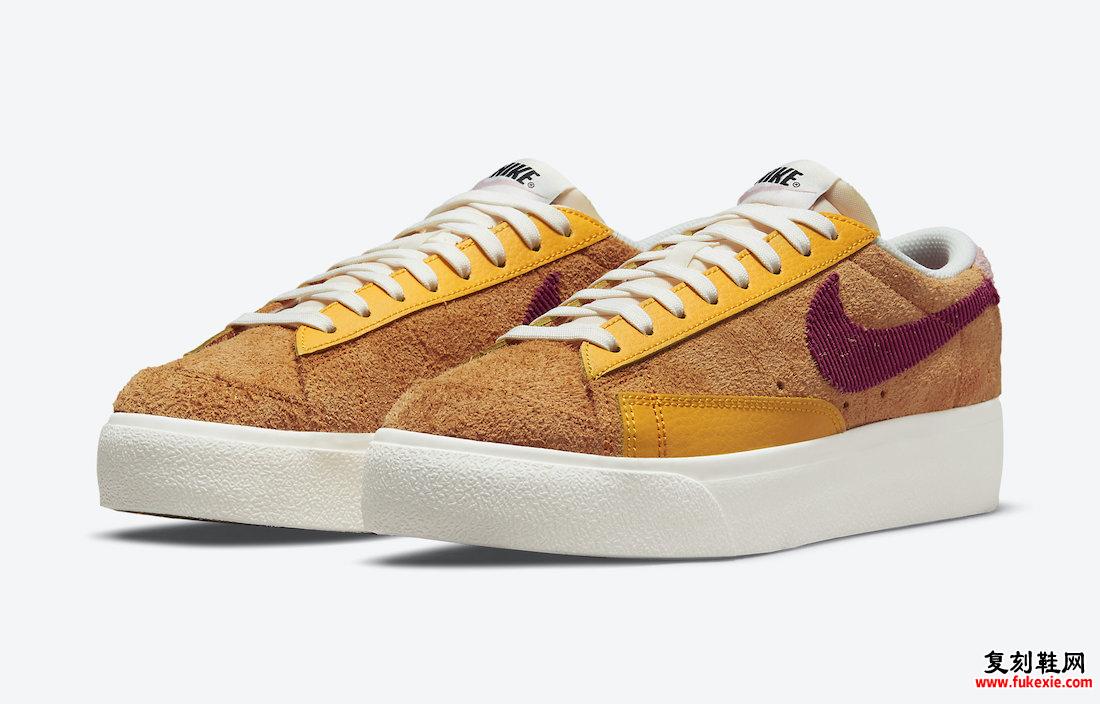 Nike Blazer Low Platform Sunset DO6721-700 发布日期