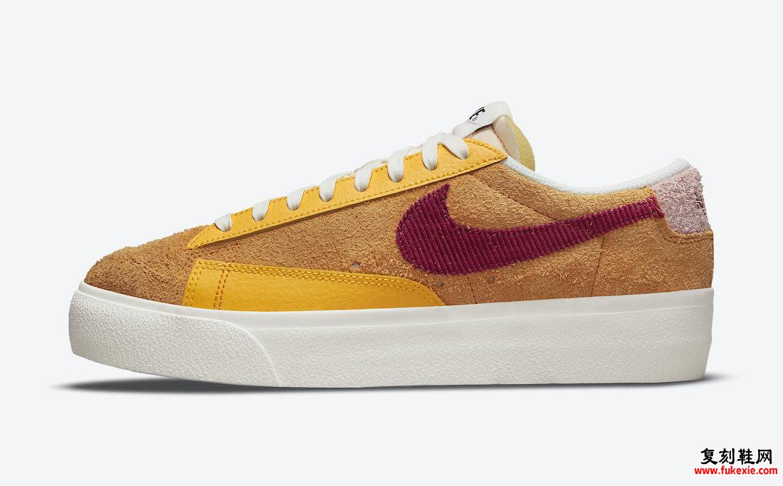 Nike Blazer Low Platform Sunset DO6721-700 发布日期