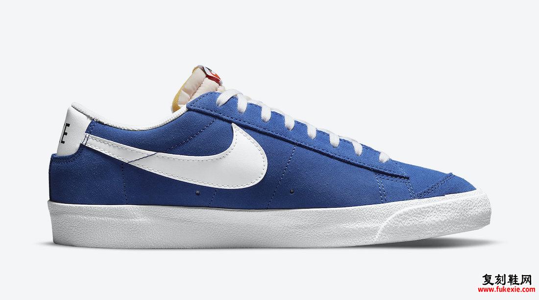 Nike Blazer Low Team Blue DA7254-401 发布日期