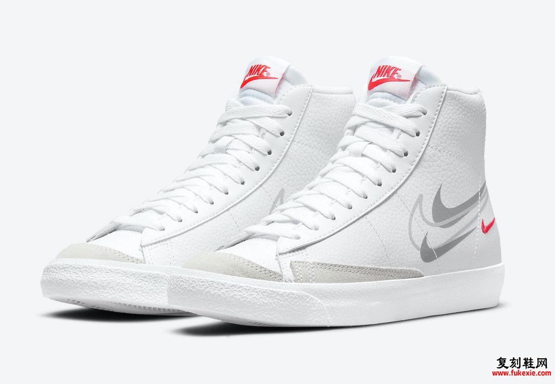 Nike Blazer Mid GS Multi Swoosh DO6487-100 发布日期