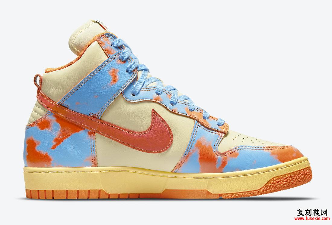 Nike Dunk High 1985 Orange Acid Wash DD9404-800 发布日期