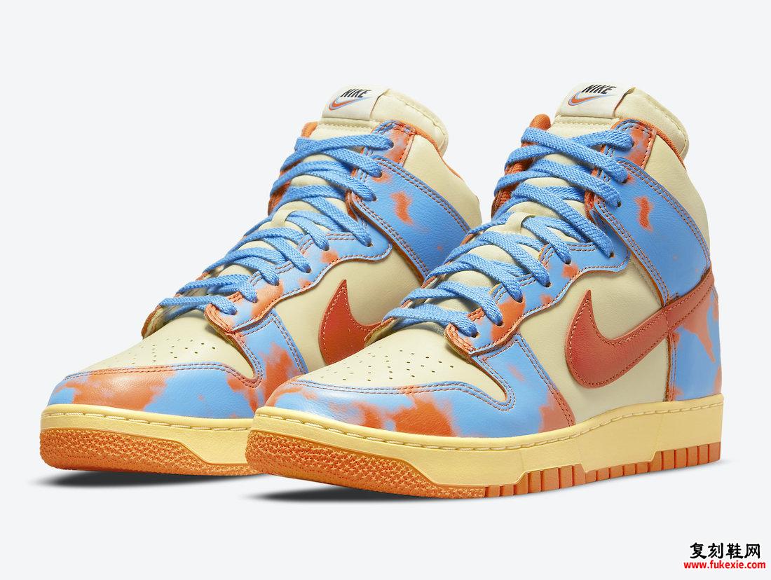 Nike Dunk High 1985 Orange Acid Wash DD9404-800 发布日期