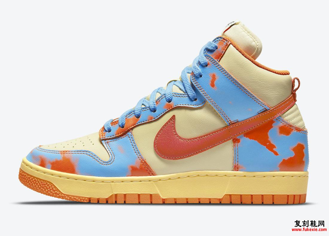 Nike Dunk High 1985 Orange Acid Wash DD9404-800 发布日期