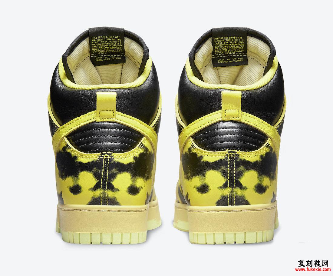 耐克 Dunk High 1985 Yellow Acid Wash DD9404-001 发布日期