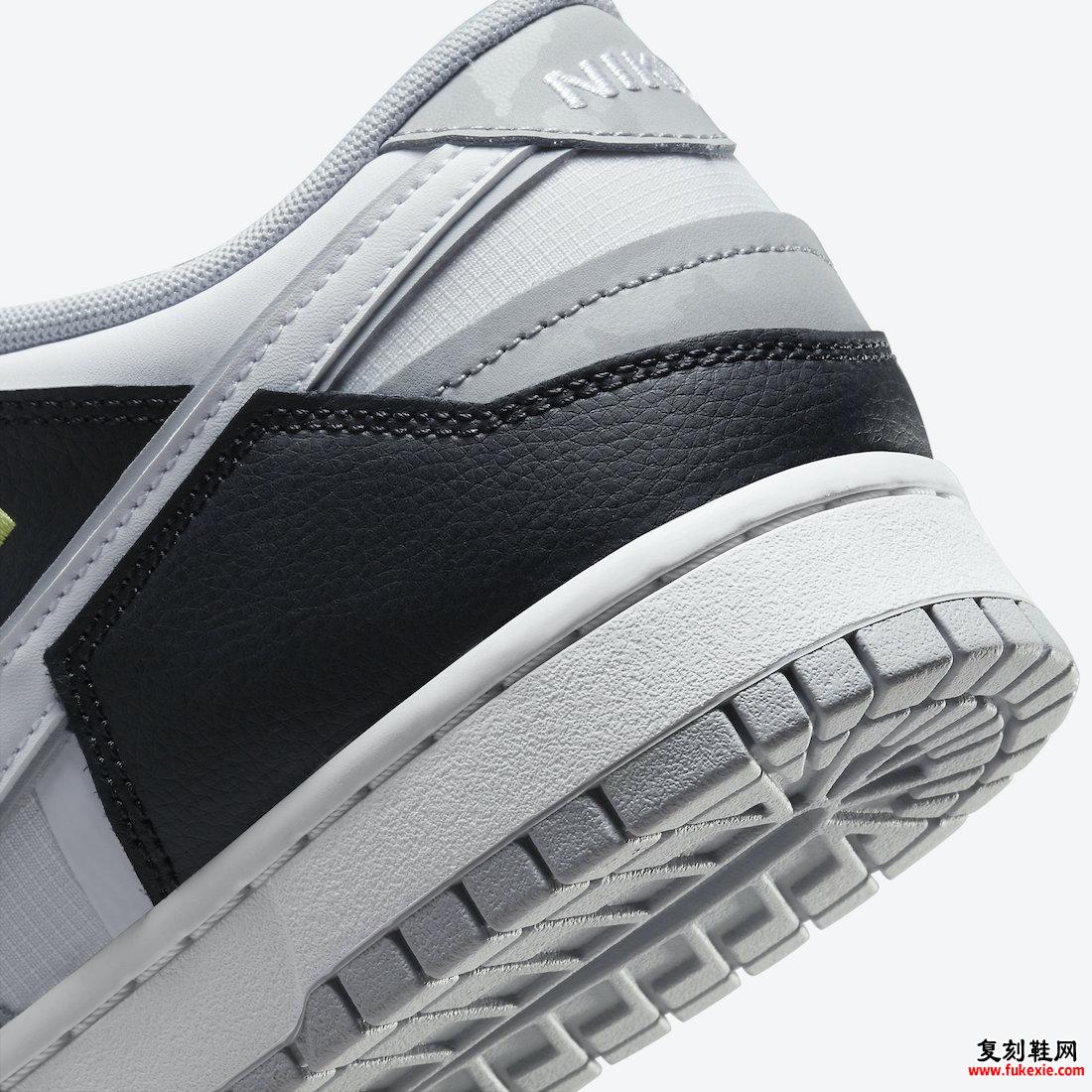 Nike Dunk Low Scrap Black White Wolf Gray Lemon Twist DC9723-001 发布日期