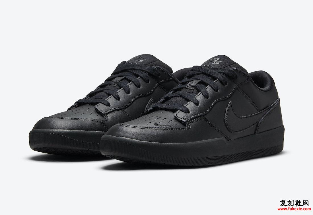 Nike SB Force 58 Premium Black DH7505-001 发售日期