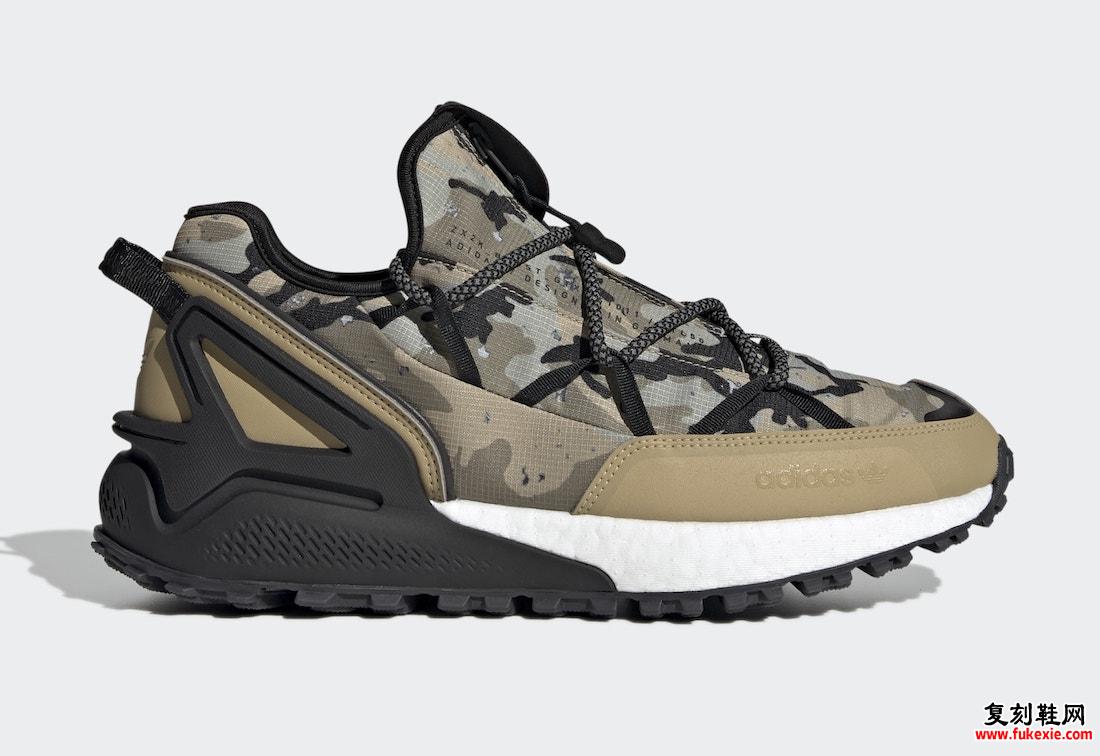 adidas ZX 2K Boost Utility Gore-Tex Camo H05319 发布日期