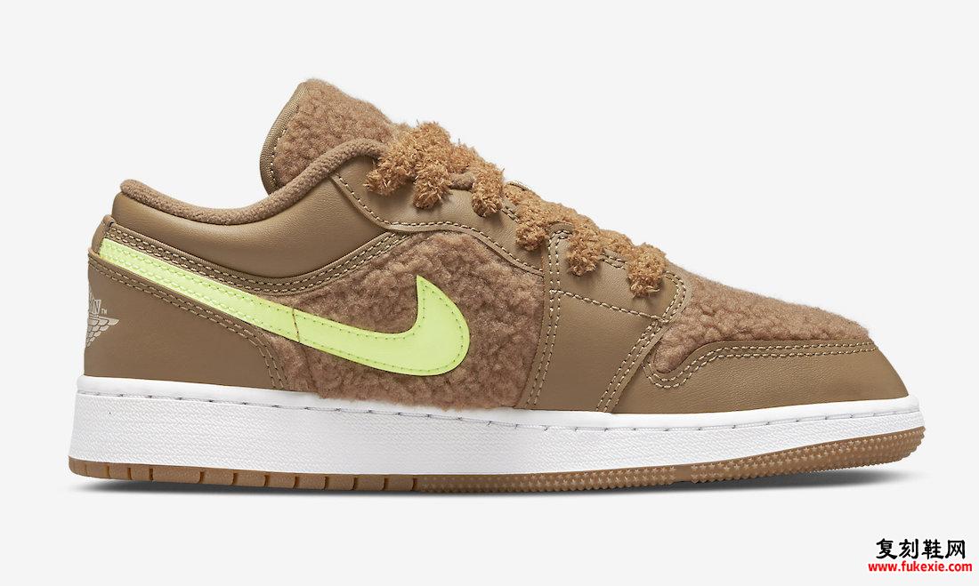 Air Jordan 1 Low GS 泰迪熊 DO2233-264 发售日期