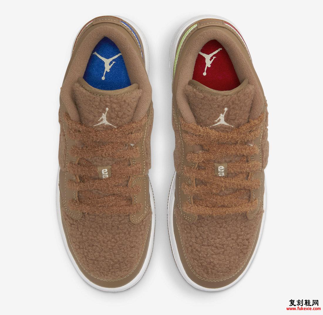 Air Jordan 1 Low GS 泰迪熊 DO2233-264 发售日期