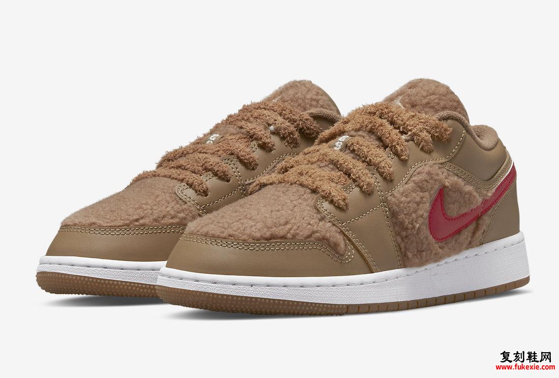 Air Jordan 1 Low GS 泰迪熊 DO2233-264 发售日期