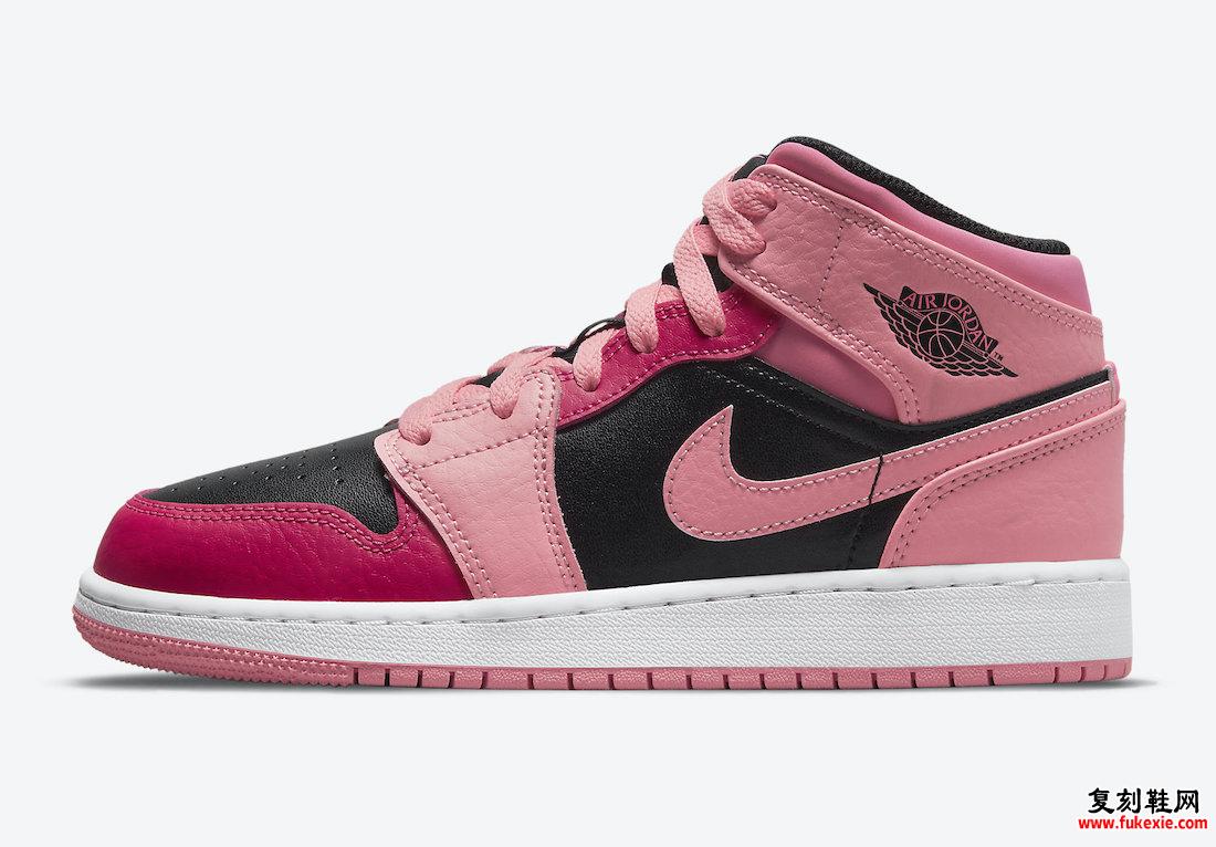 Air Jordan 1 Mid GS Coral Chalk 554725-662 发售日期