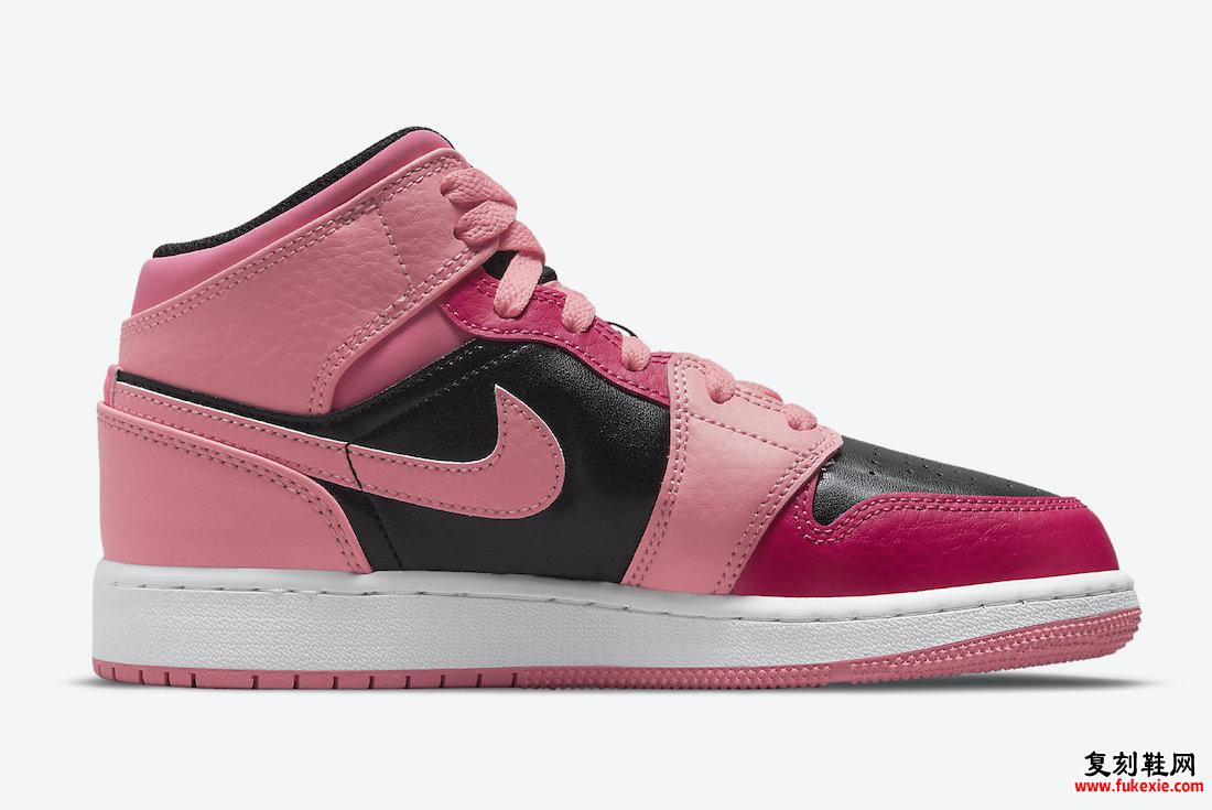 Air Jordan 1 Mid GS Coral Chalk 554725-662 发售日期