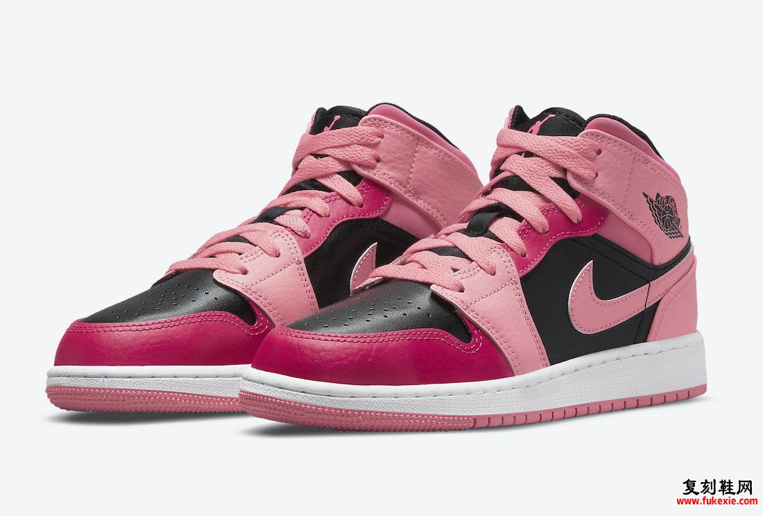 Air Jordan 1 Mid GS Coral Chalk 554725-662 发售日期