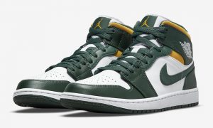 Air Jordan 1 Mid Green Yellow 554724-371 发售日期