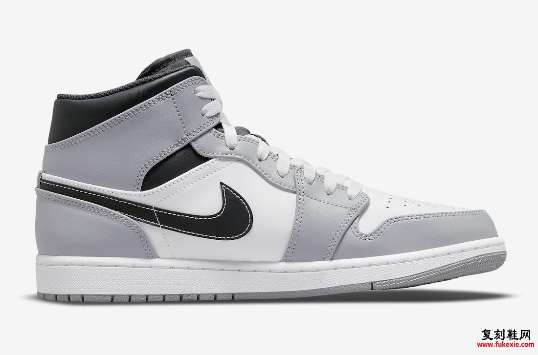 Air Jordan 1 Mid Light Smoke Grey 554724-078 发售日期