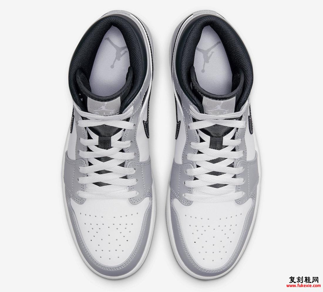 Air Jordan 1 Mid Light Smoke Grey 554724-078 发售日期