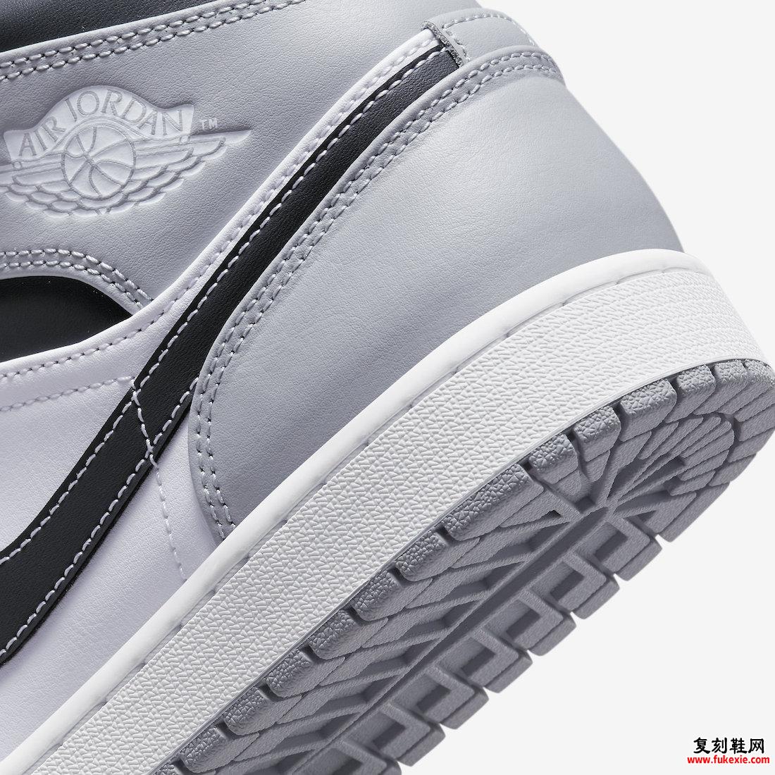 Air Jordan 1 Mid Light Smoke Grey 554724-078 发售日期