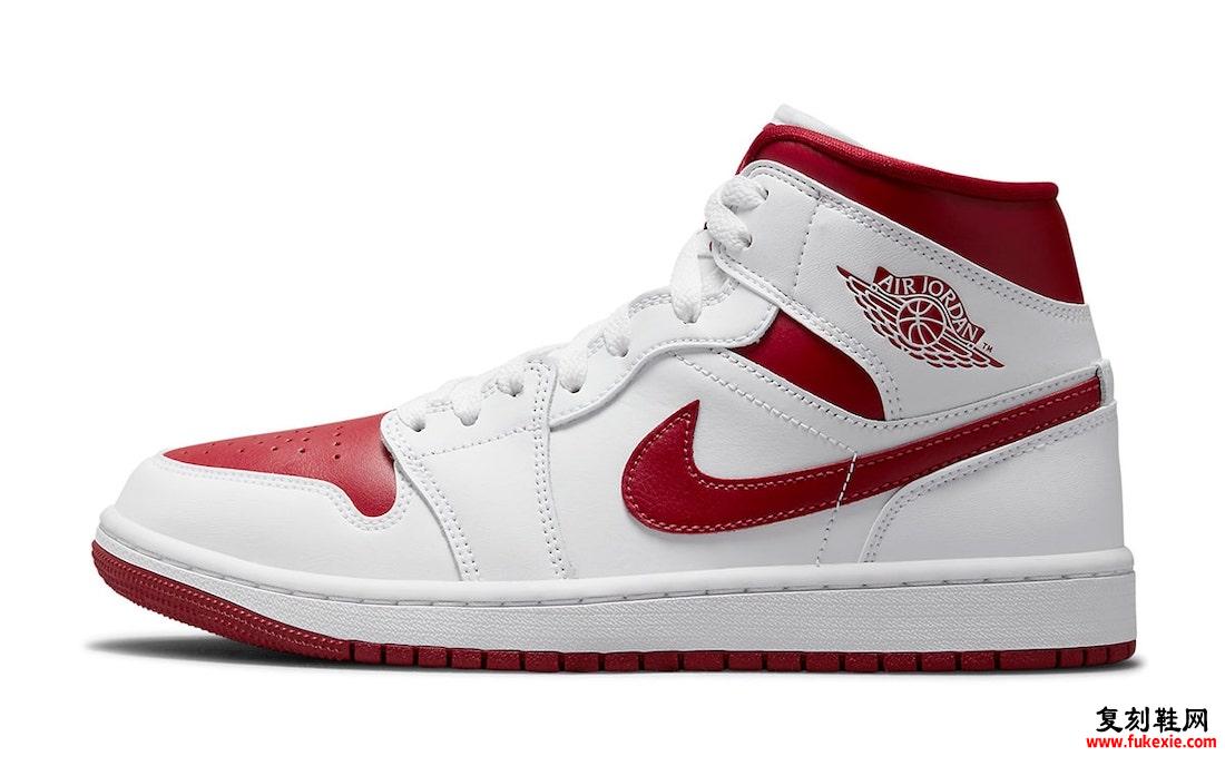 Air Jordan 1 Mid Red Toe 554724-161 发售日期