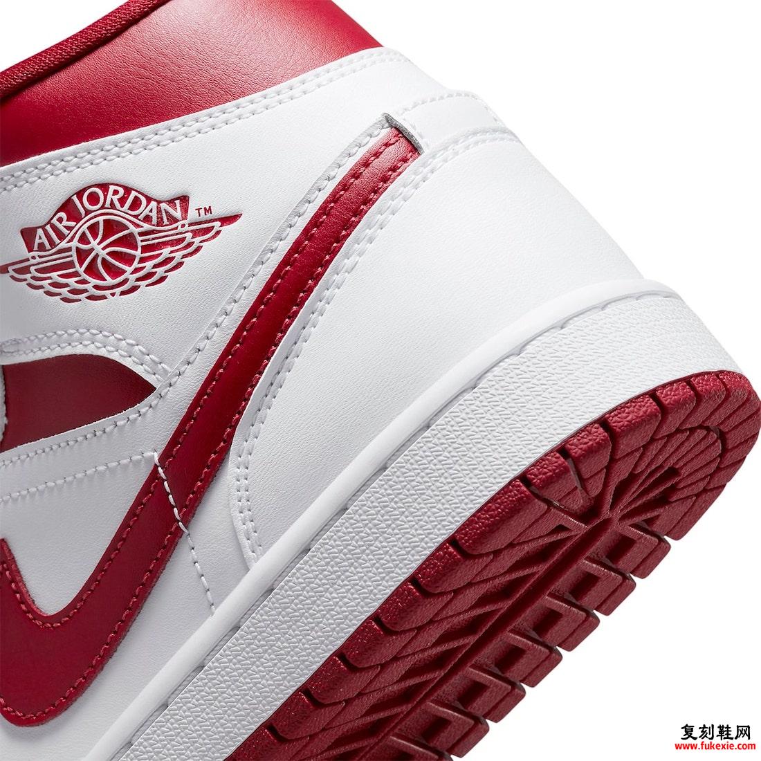 Air Jordan 1 Mid Red Toe 554724-161 发售日期