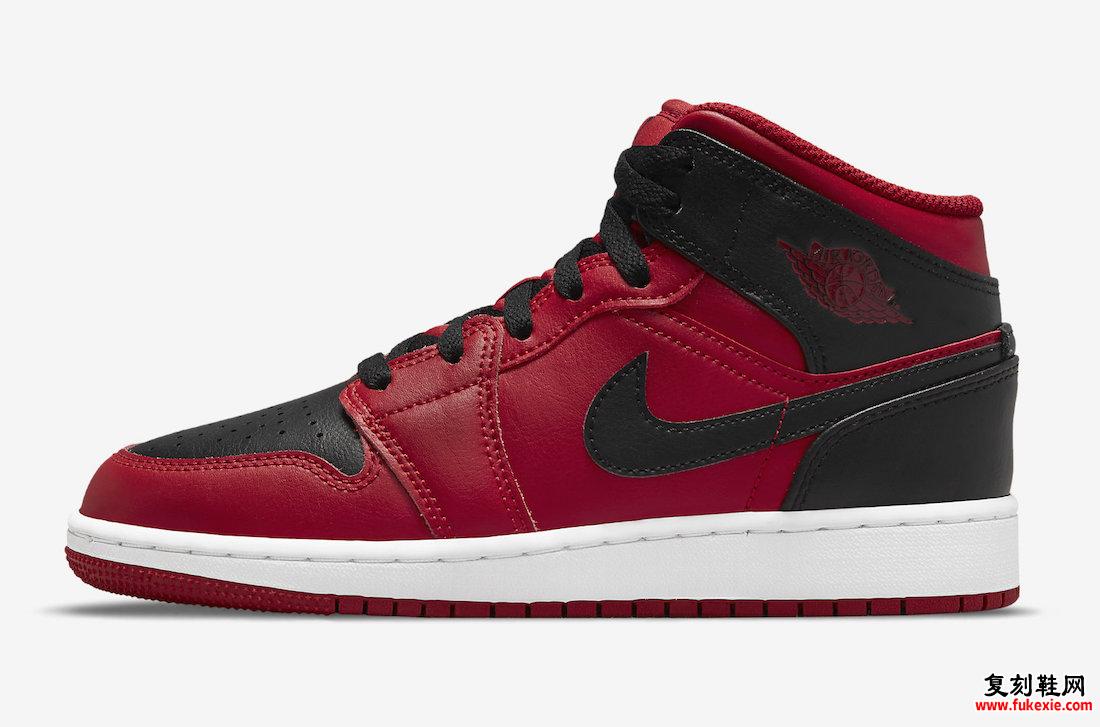 Air Jordan 1 Mid Reverse Bred 554724-660 发售日期