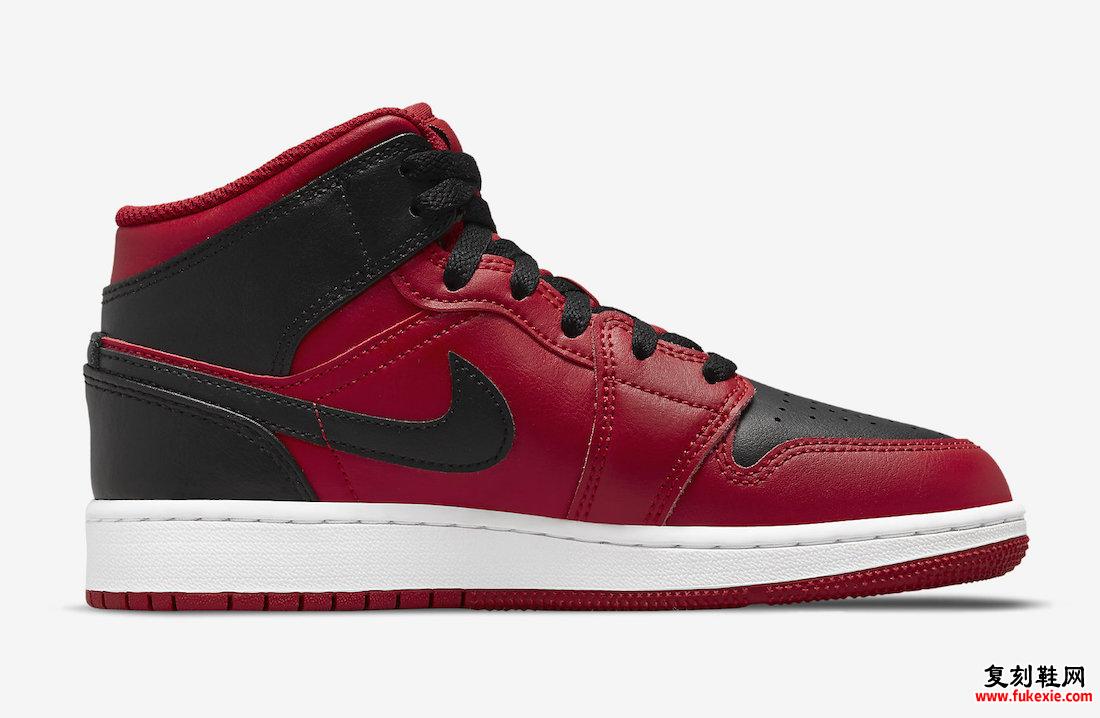 Air Jordan 1 Mid Reverse Bred 554724-660 发售日期