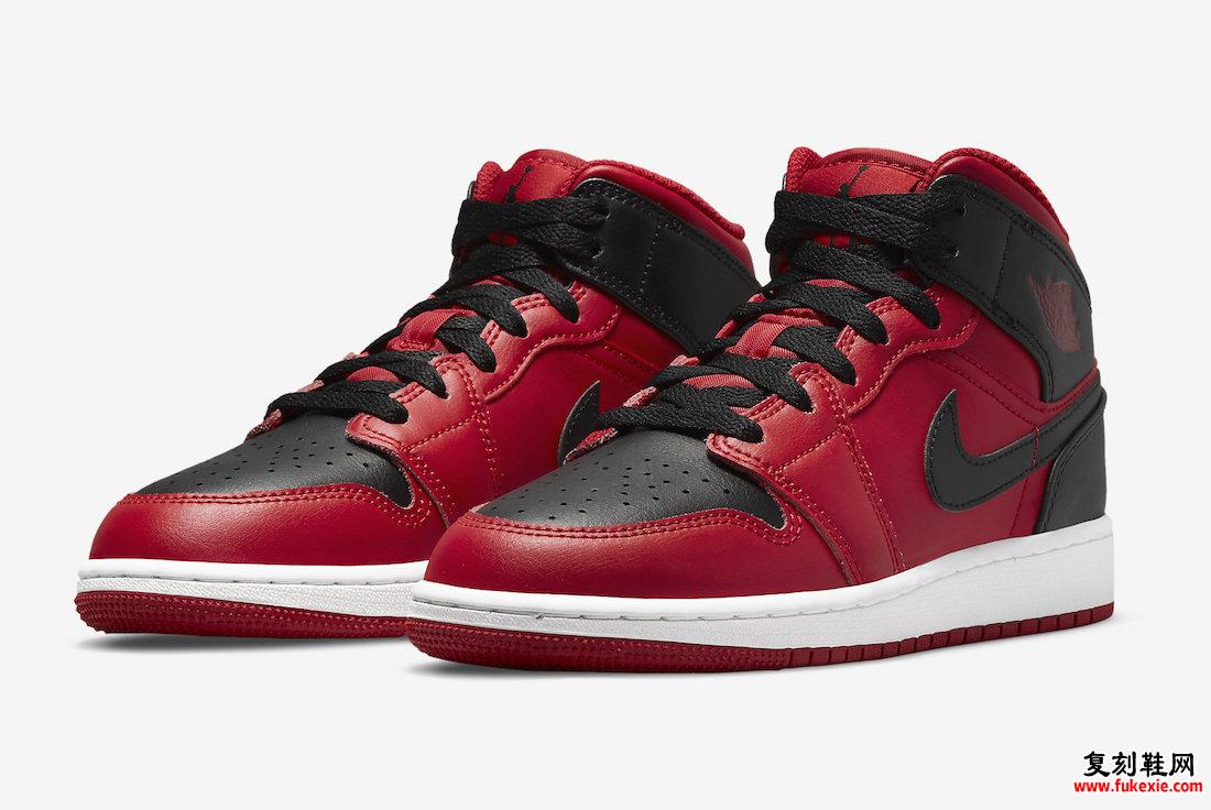 Air Jordan 1 Mid Reverse Bred 554724-660 发售日期