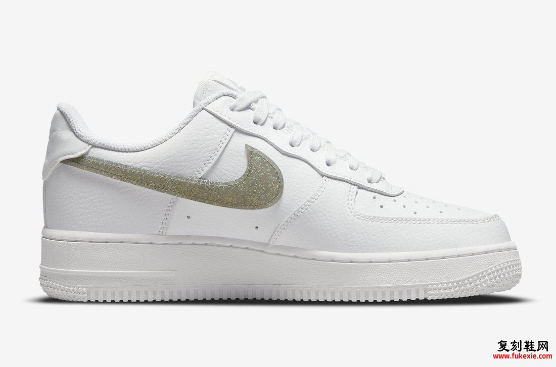 Nike Air Force 1 Low Glitter Swoosh DH4407-101 发布日期