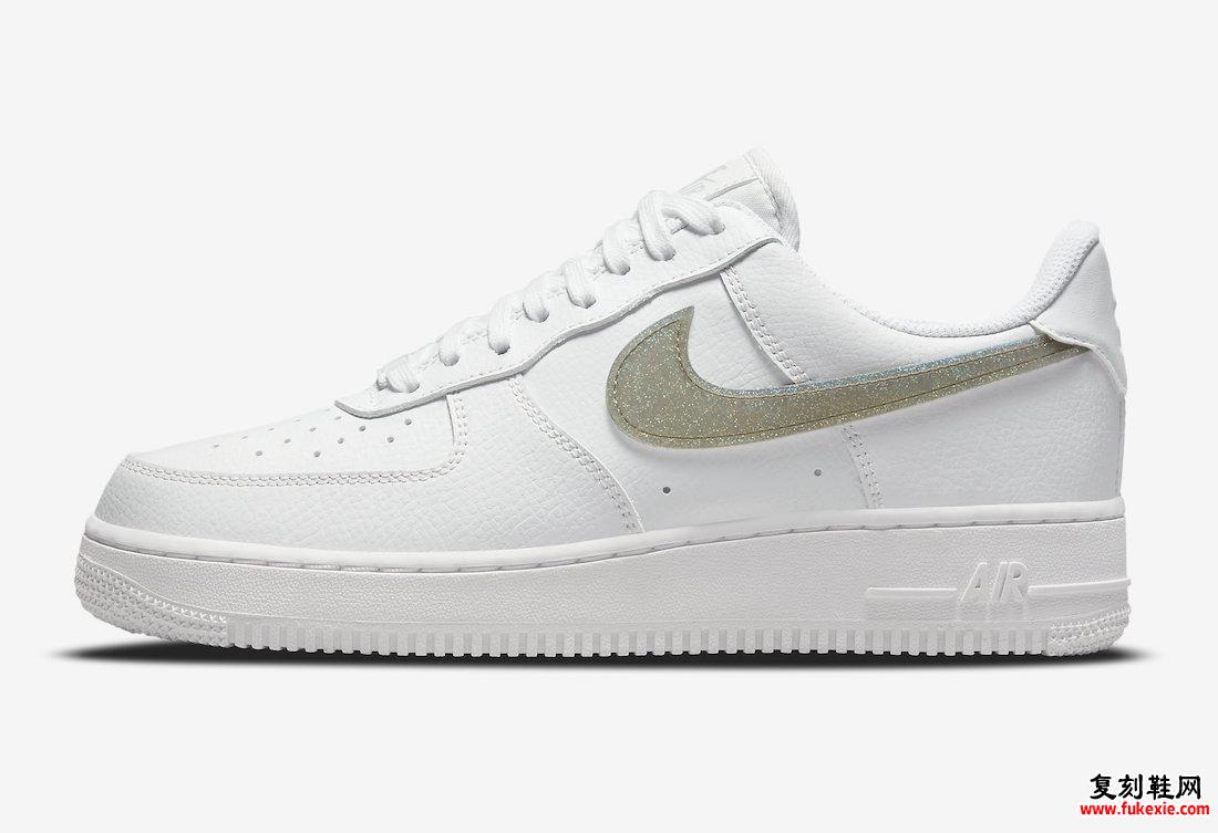 Nike Air Force 1 Low Glitter Swoosh DH4407-101 发布日期