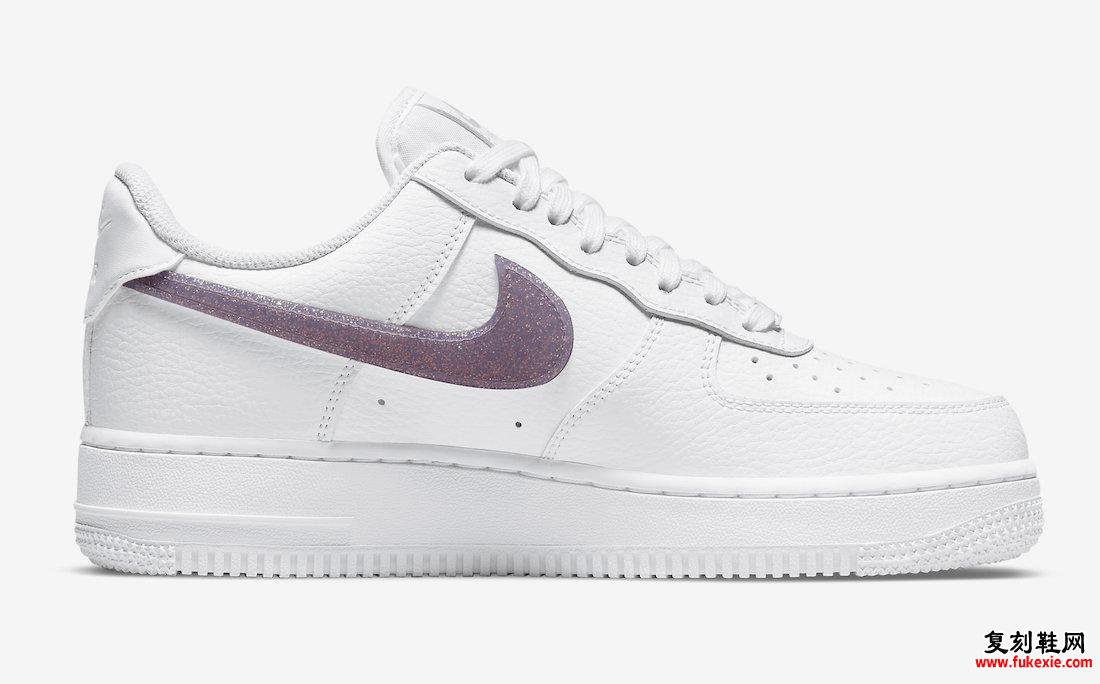 Nike Air Force 1 Low Glitter Swoosh DH4407-102 发布日期