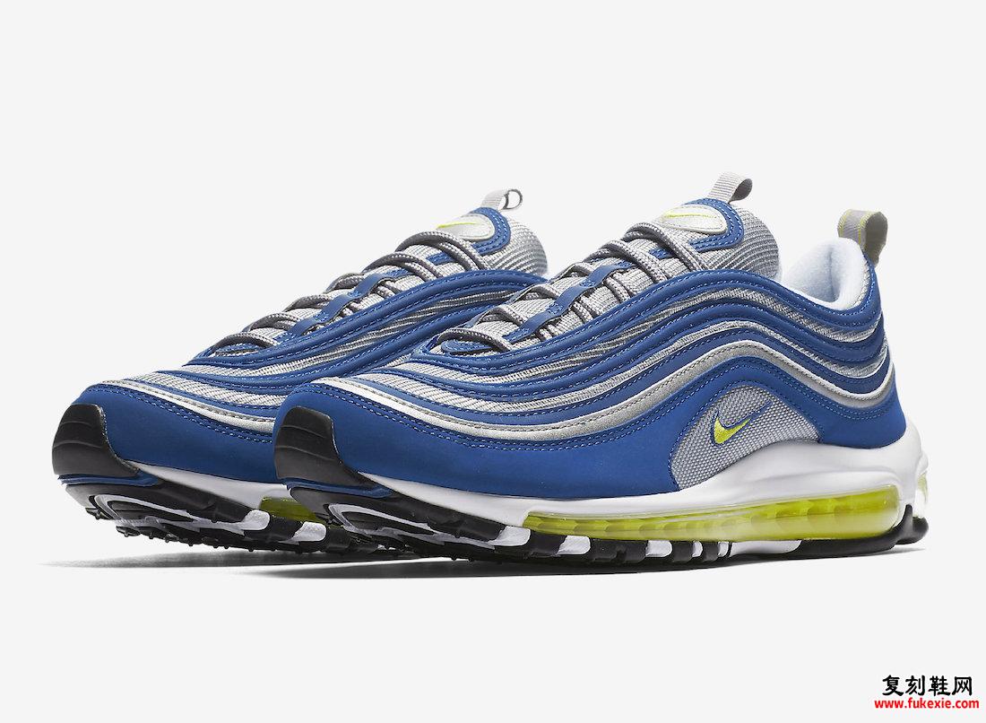 耐克 Air Max 97 Atlantic Blue Voltage Yellow 2022 发布日期