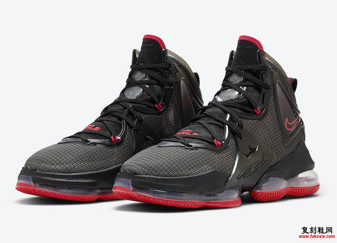 耐克 LeBron 19 Bred DC9340-001 发布日期