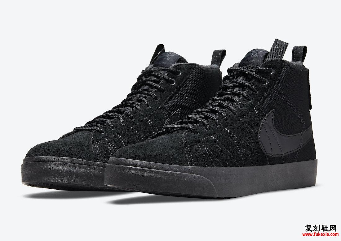 Nike SB Blazer Mid Premium Acclimate Black DC8903-002 发布日期