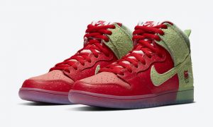 Nike SB Dunk High Strawberry Cough CW7093-600 发售日期价格