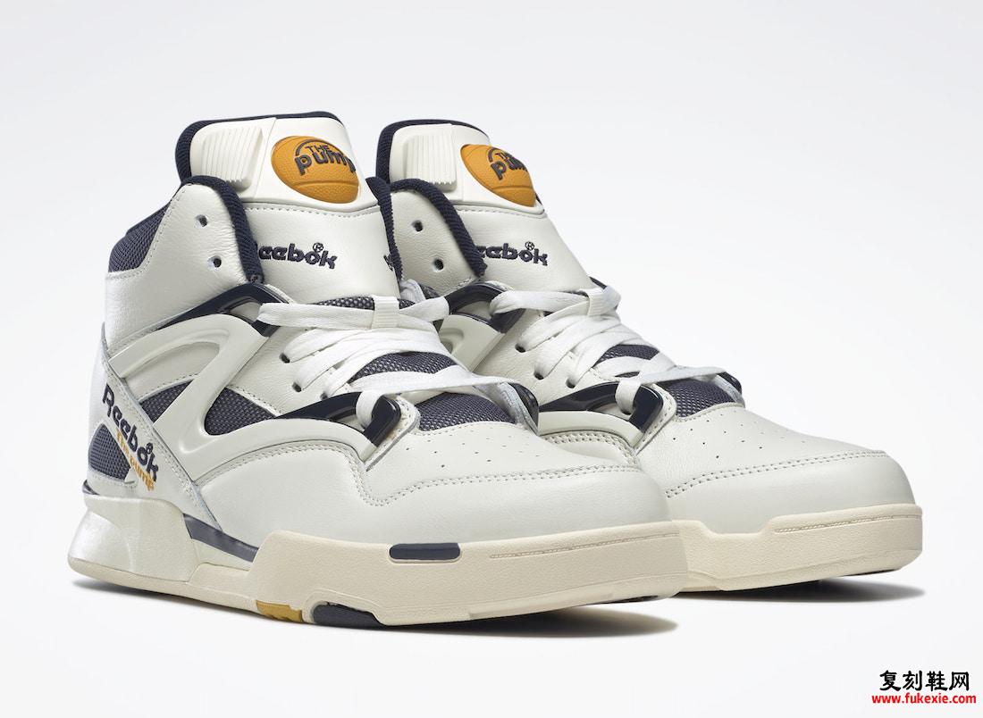 Reebok Pump Omni Zone II Chalk Bright Ocher Navy GY5301 发布日期