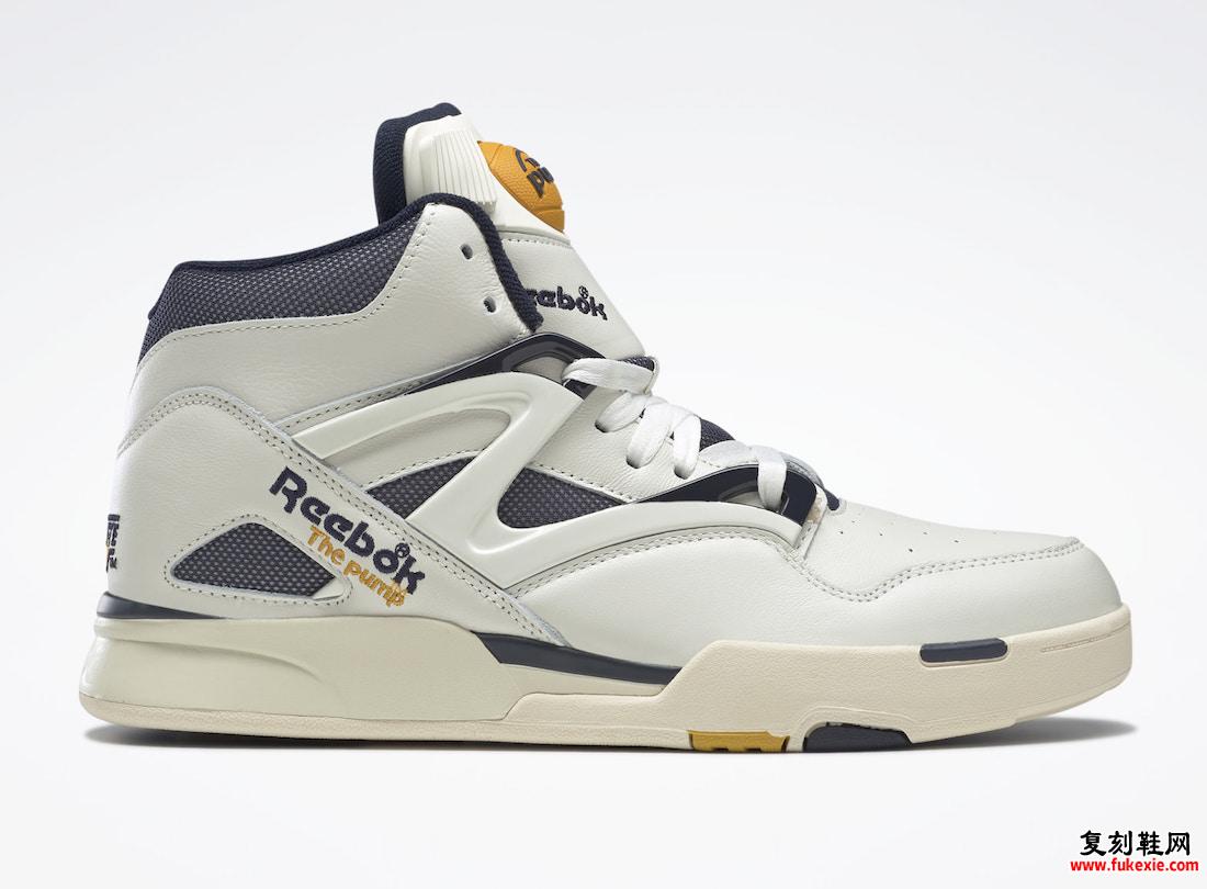 Reebok Pump Omni Zone II Chalk Bright Ocher Navy GY5301 发布日期