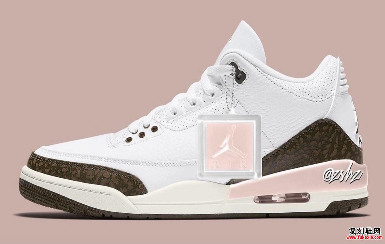 女款 Air Jordan 3 那不勒斯深色摩卡 CK9246-102 发售日期模拟