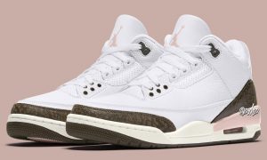 女款 Air Jordan 3 那不勒斯深色摩卡 CK9246-102 发售日期模拟