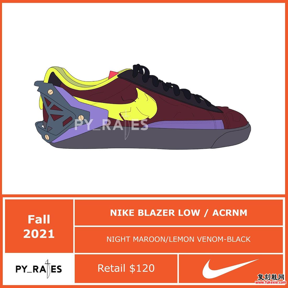 首字母缩略词 Nike Blazer Low 2021 秋季款