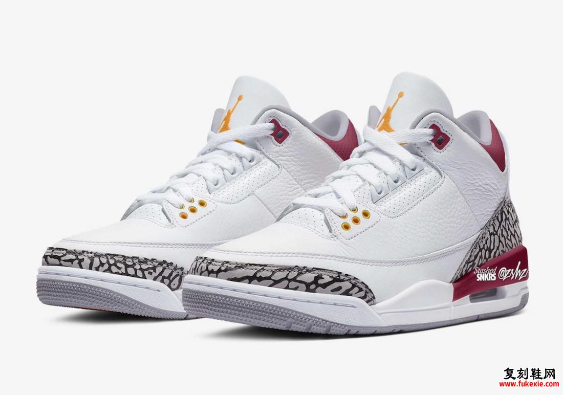 Air Jordan 3 Cardinal 发售日期