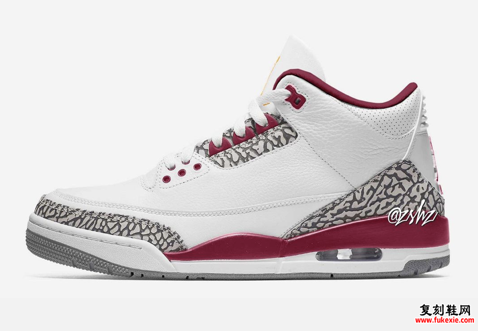 Air Jordan 3 Cardinal CT8532-126 发售日期