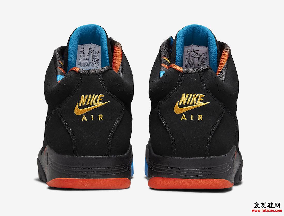 Nike Air Flight Lite Mid Black Team 橙色帝国蓝 DQ7687-001 发布日期