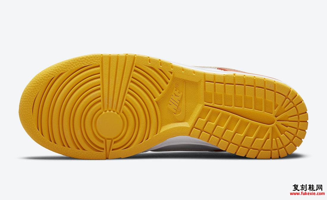 Nike Dunk Low Orange Gold Yellow DQ4690-800 发布日期