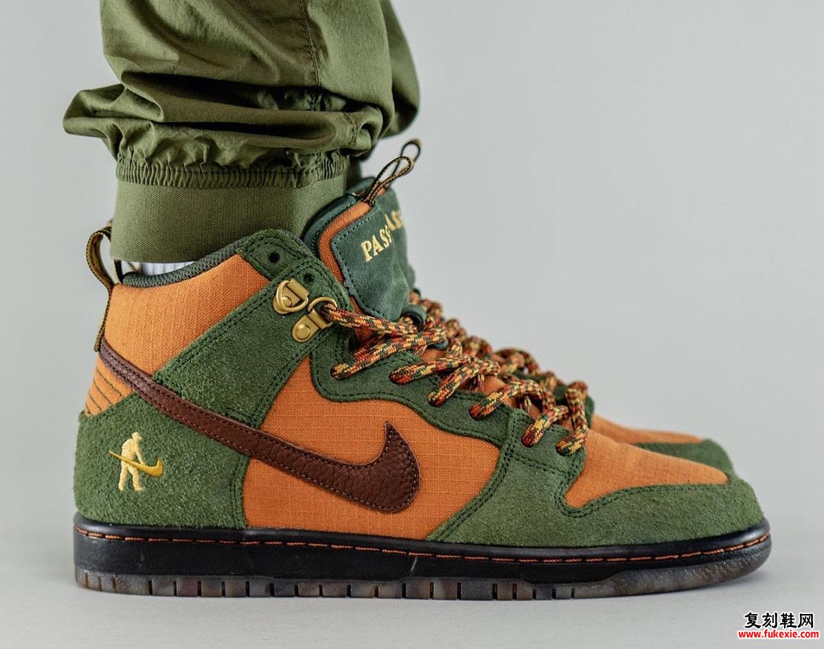 Pass~Port x Nike SB Dunk High Workboot DO6119-300 发布日期