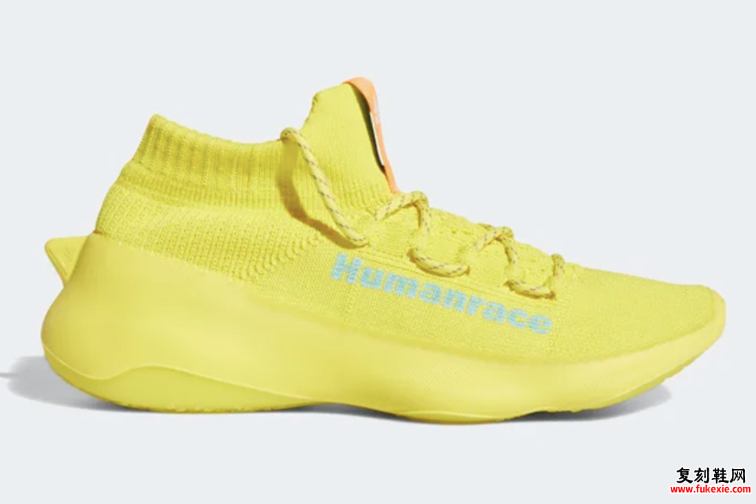 Pharrell adidas Humanrace Sichona Shock Yellow GW4881 Release Date