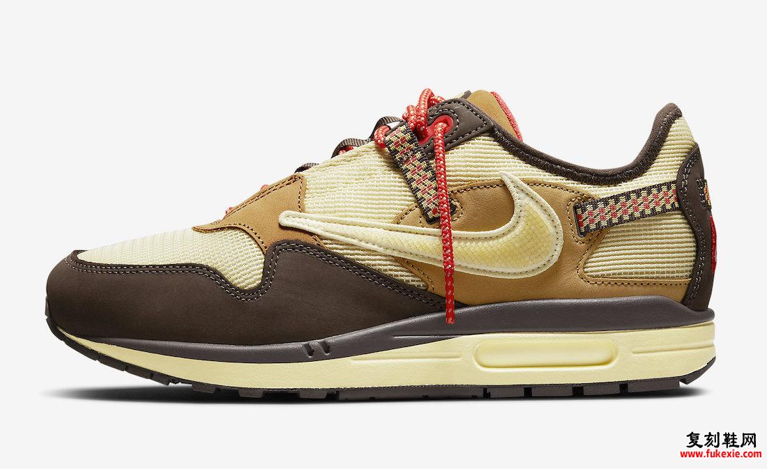 Travis Scott Nike Air Max 1 Baroque Brown DO9392_200 发售日期价格